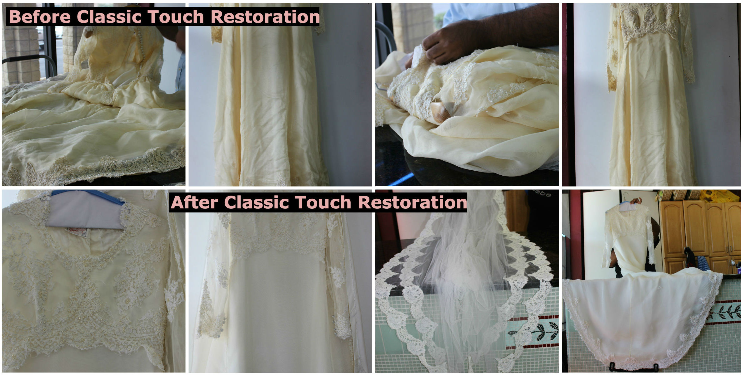 Wedding Dress Restoration Atlanta Classic Touch Cleaners